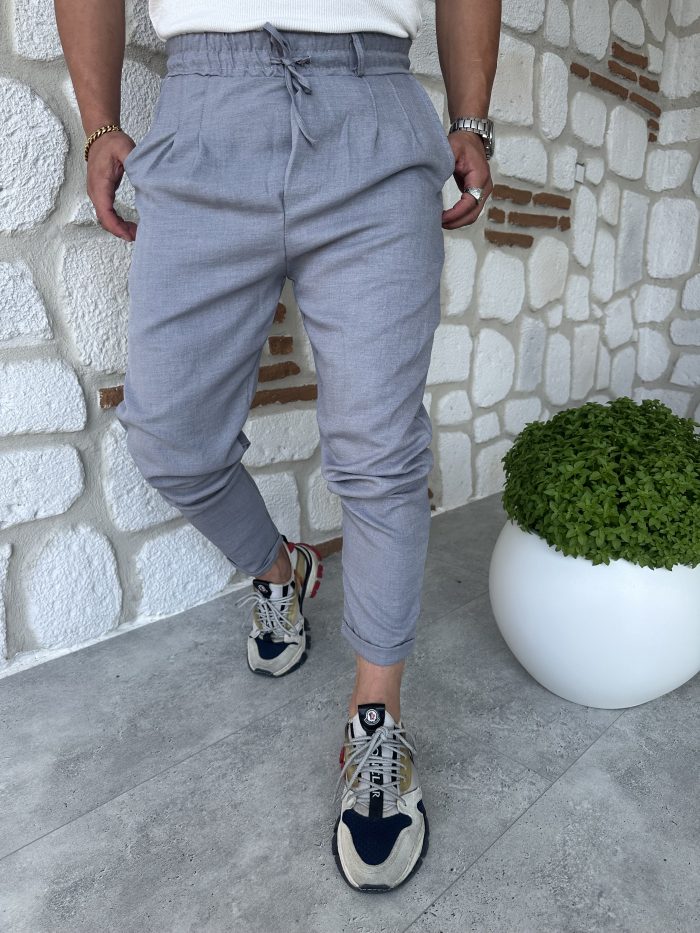 Keten Duble Paça Jogger - Görsel 4