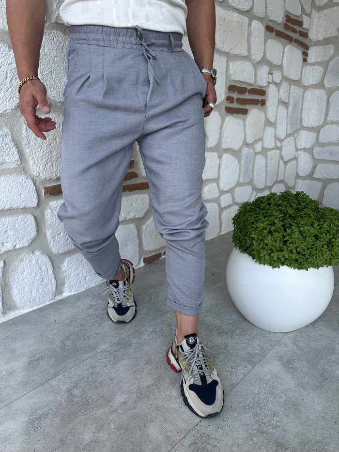 Keten Duble Paça Jogger - Görsel 5