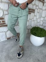 Keten Duble Paça Jogger - Görsel 7