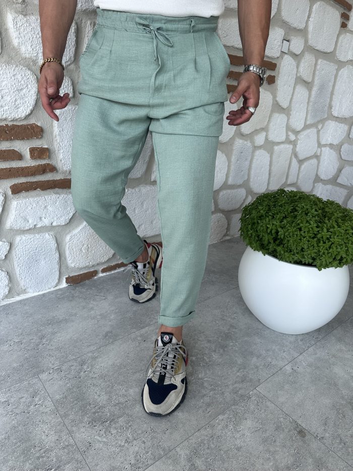 Keten Duble Paça Jogger - Görsel 9