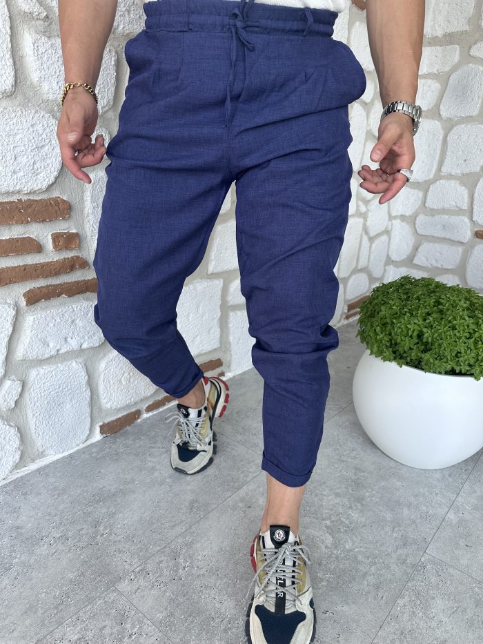 Keten Duble Paça Jogger - Görsel 12