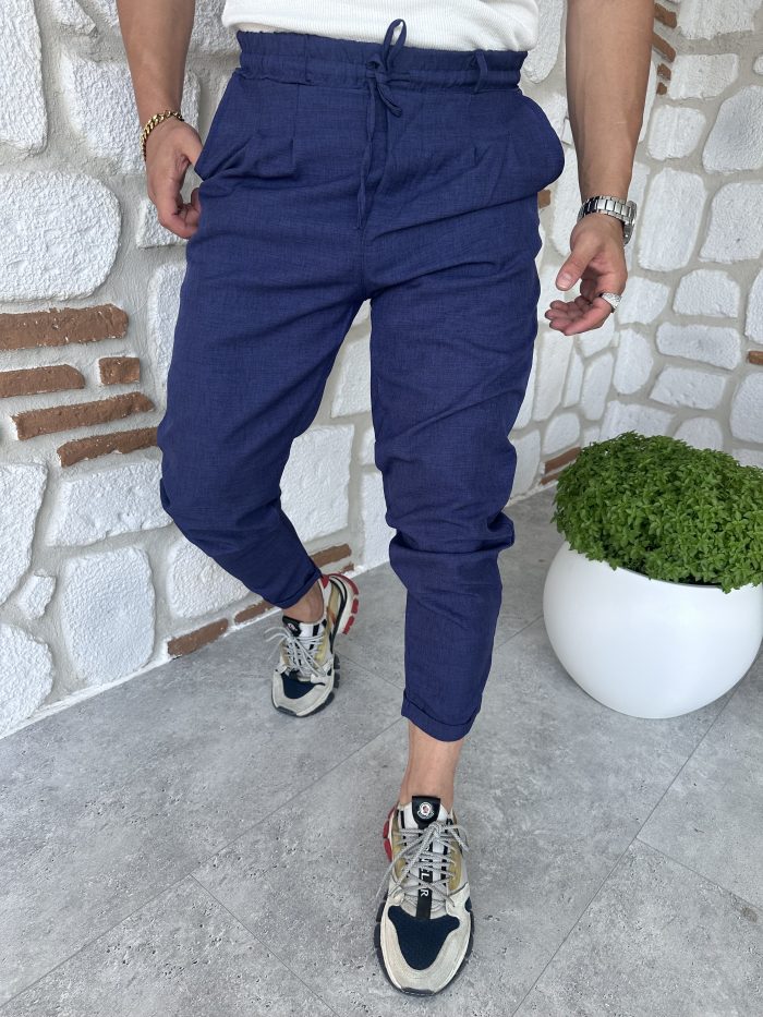 Keten Duble Paça Jogger - Görsel 13