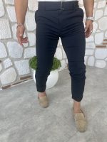 Kendinden Kemerli İtalyan Kesim Kumaş Pantolon - Görsel 23