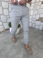 Kendinden Kemerli İtalyan Kesim Kumaş Pantolon - Görsel 17